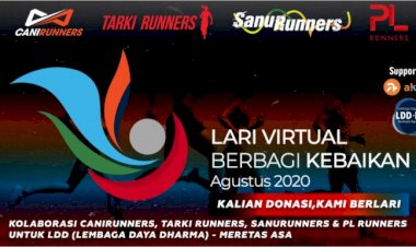 Ucapan Terima Kasih Atas Donasi Dalam Penggalangan Dana Lari Virtual Berbagi Kebaikan - LDD
