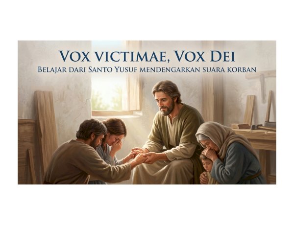 VOX VICTIMAE VOX DEI: BELAJAR DARI SANTO YUSUF MENDENGARKAN SUARA KORBAN