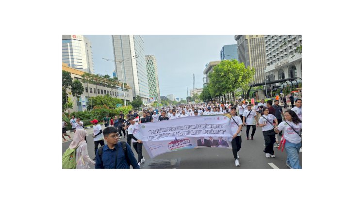 Jalan Sehat Kerukunan:  Gerakan Laudato Si’ Indonesia (GLSI) Gaungkan  Cinta Alam dan Persaudaraan di Tengah Ibu Kota